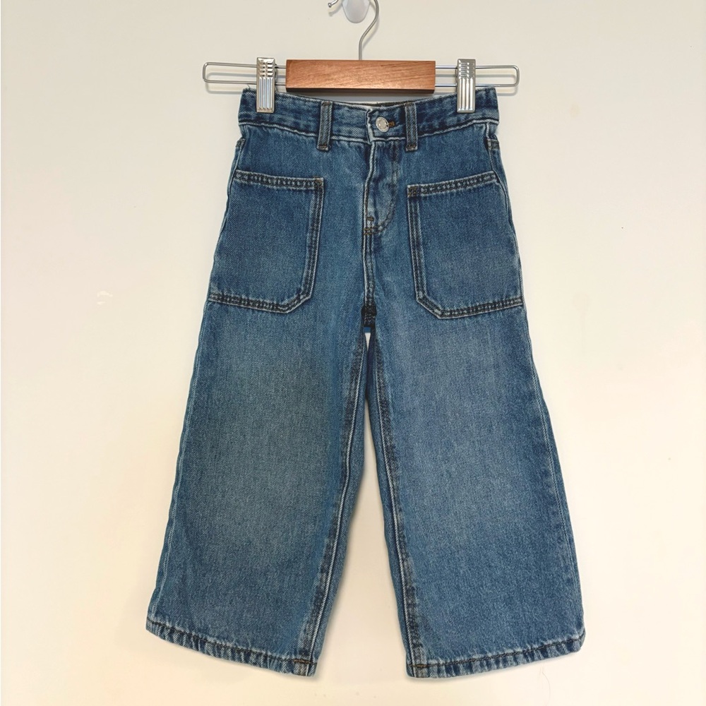 Zara Girls Straight Leg Crop Jeans